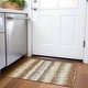 preview thumbnail 68 of 132, Premium Washable Super Soft Modern Ombre Stripe Mayfield Rug Mocha - 1'8" x 2'6"