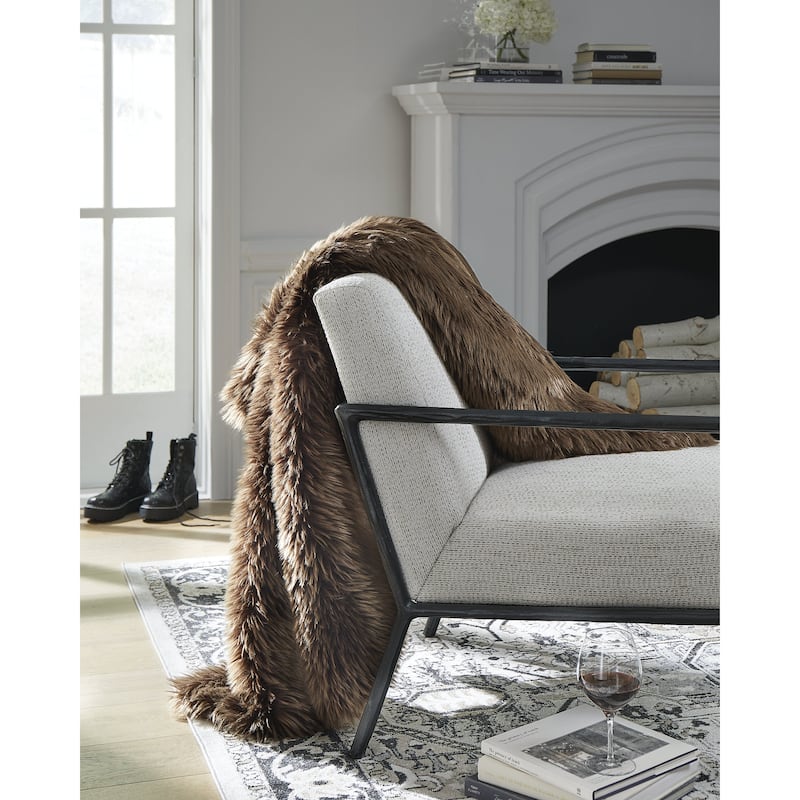 Signature Design by Ashley Bellethrone Brown/Beige Throw (Set of 3)