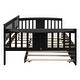 preview thumbnail 71 of 72, Elegant Design Daybed with Trundle Bed, Wooden Sofa Bed for Bedroom Living Room, Wood Platform Bed Frame for Kids Teens Guests