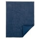 preview thumbnail 5 of 3, Mills Waffle Navy 4pc Baby Crib Bedding Set - Levtex Baby