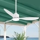 preview thumbnail 5 of 127, 52"/42" Black/Gold LED Ceiling Fan with Lights Remote(3-Blade)