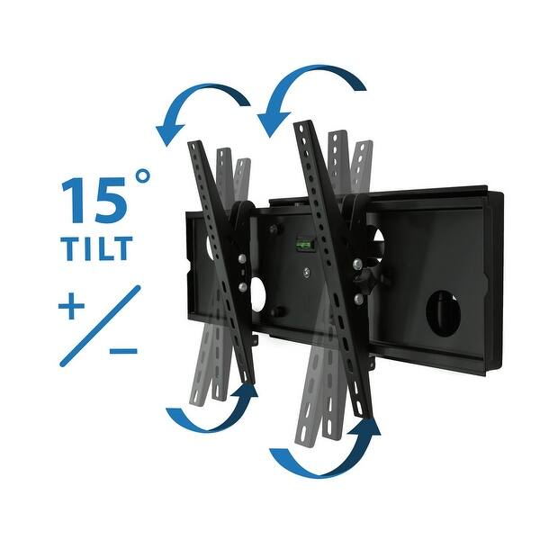Shop Mount It Mi 2171l Tv Wall Mount Full Motion Bracket With Swing Out Arm For 32 To 65 Flat Screen Black Overstock 25994773