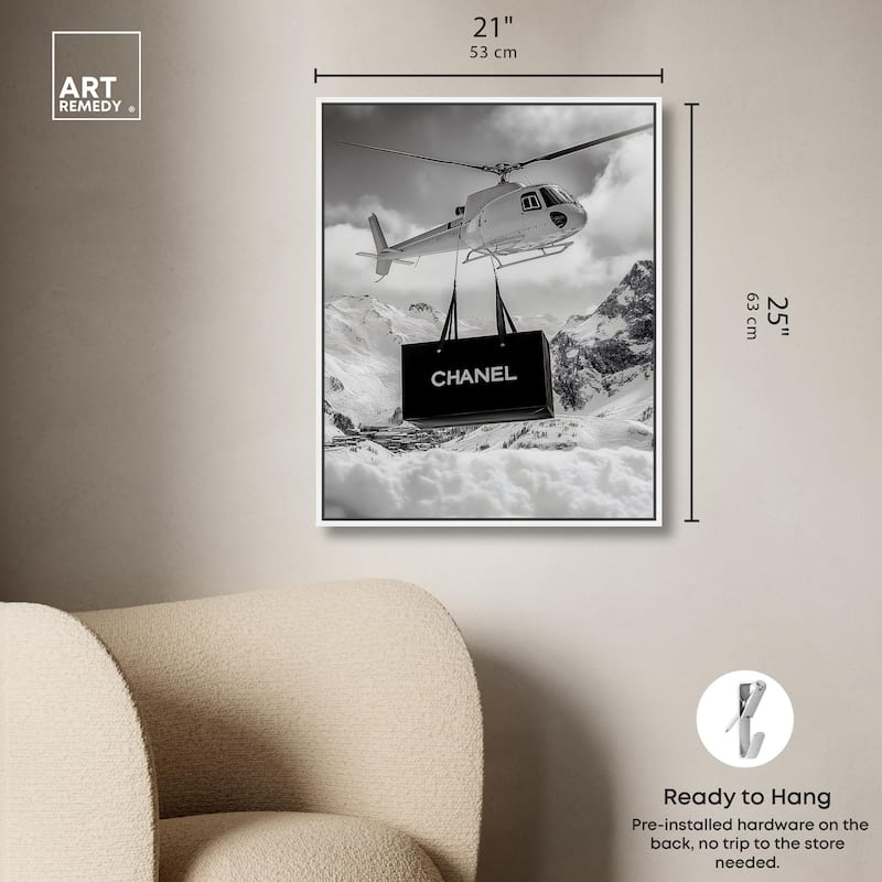 Fashion Delivery Canvas by Art Remedy