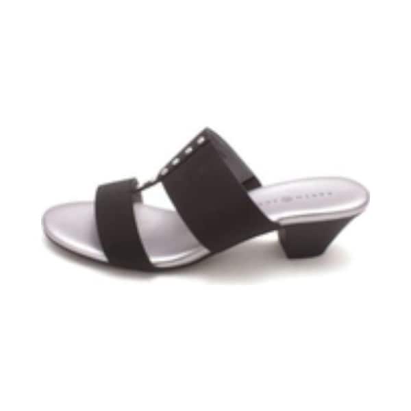 Shop Karen Scott Womens Zana Fabric Open Toe Casual Slide Sandals