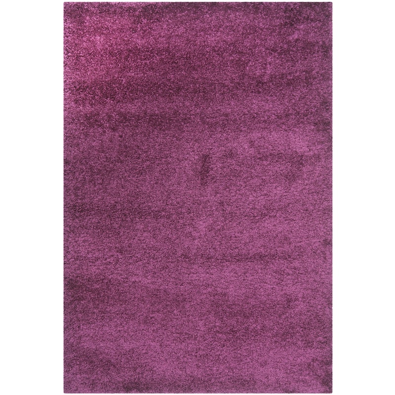SAFAVIEH California Premium Shag Izat 2-inch Thick Area Rug - 2'3" x 5' - Purple