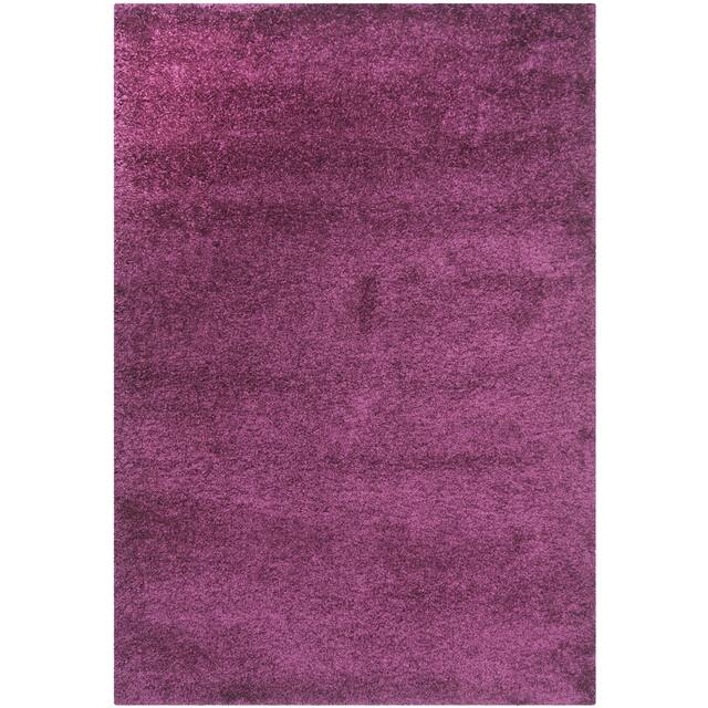 SAFAVIEH California Shag Izat 2-inch Thick Area Rug - 2'3" x 5' - Purple