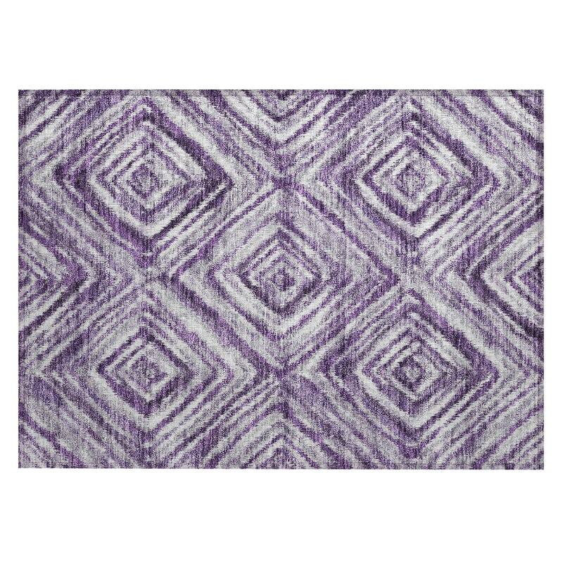 Machine Washable Indoor/ Outdoor Chantille Moroccan Boho Contemporary Rug