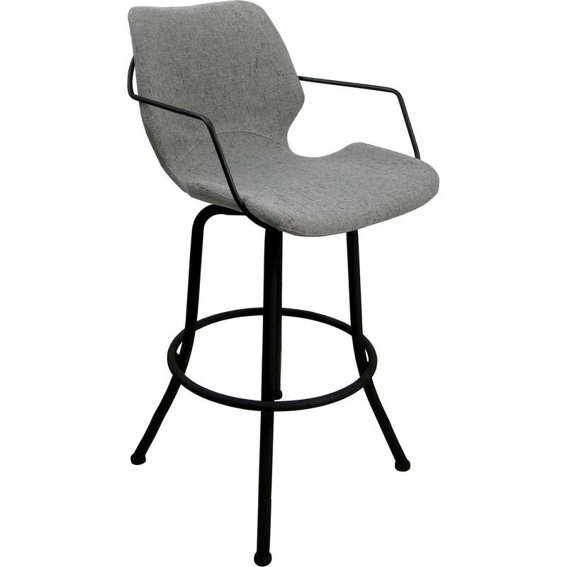 Asheville Swivel Counter 26", 30" or Extra Tall 34" Metal Bar Stool