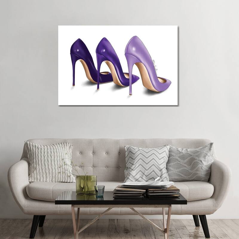 iCanvas "Purple Shades" by Elza Fouche Canvas Print - 32x48x1.5