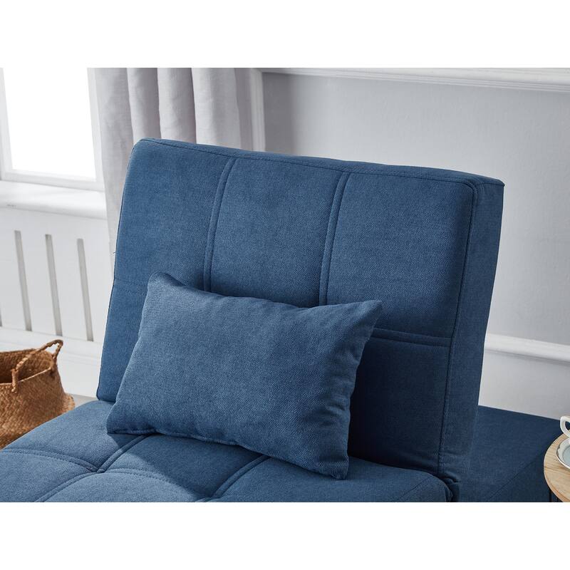 Roomfitters Modern "Recliner Chair Bed" for Living Room and Bedroom, Linen Fabric, Comfortable and Stylish