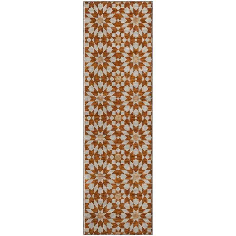 Premium Washable Super Soft Modern Mosaic Mayfield Rug