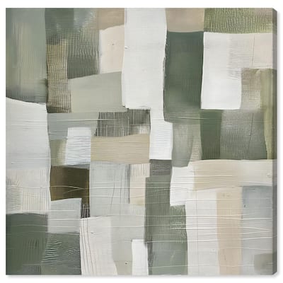 Pale Jade Green I Canvas by Art Remedy, Gallery Wrapped