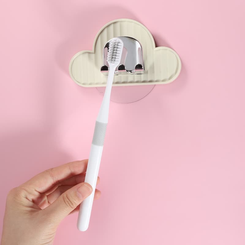Wall Mounted Toothbrush Holder, Wall Toothbrush Holder for Bathrooms, Hanging Toothbrush Holder, 4.33"x2.56"