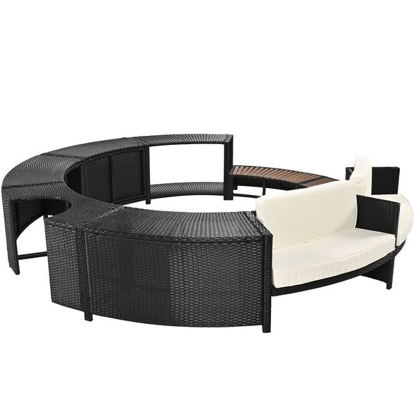 Patio Rattan Sofa Set Spa Surround Spa Frame - Bed Bath & Beyond - 40325864