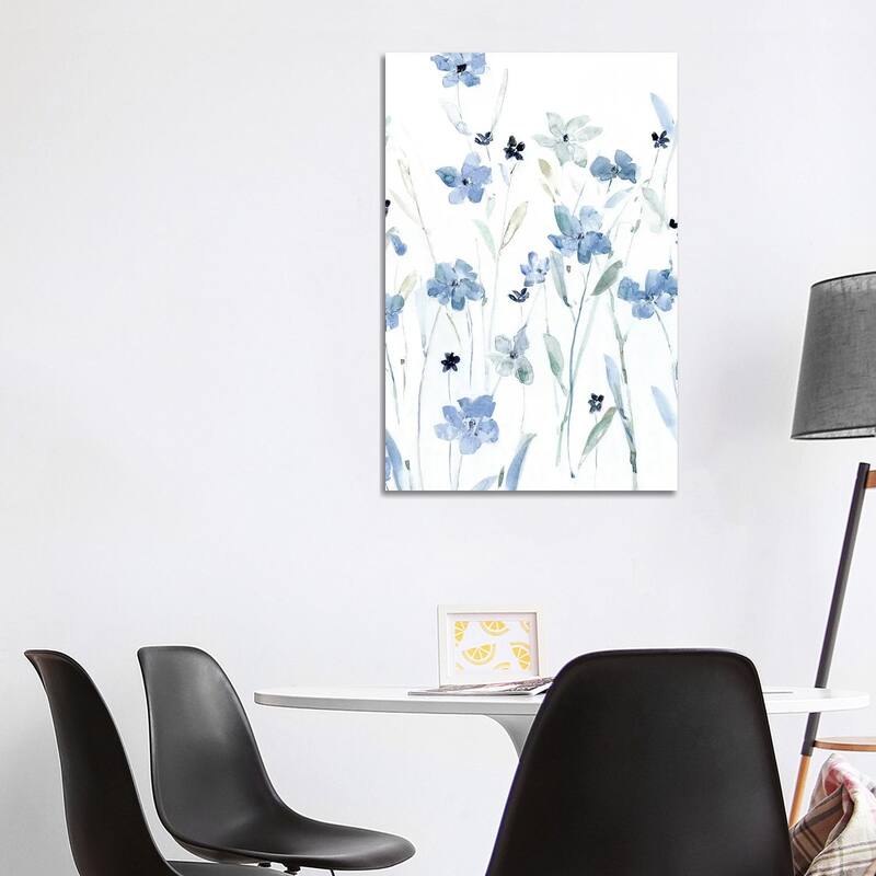 iCanvas "Indigo Garden Party II" by Sally Swatland Canvas Print - 40x26x1.5
