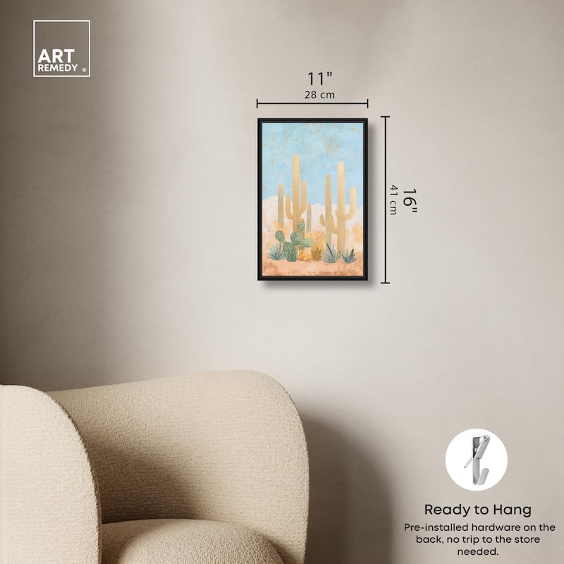 Cactus Canvas by Art Remedy