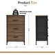 preview thumbnail 13 of 22, YANXUAN Storage Dresser with Drawers, Wide Chest with Wood Top and Front for Bedroom, Closets, Hallway, Entryway