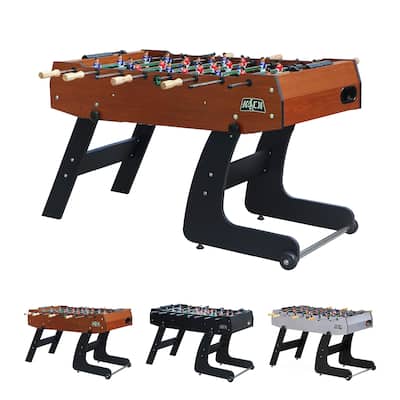 KICK Monarch 48" in Folding Foosball Table -13 Red and 13 Blue Uniformed Players & 2 Soccer-Style Balls