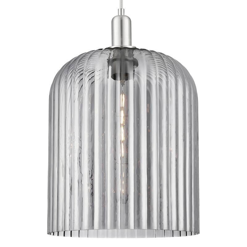 Innovations Lighting 716-1P-G559-12SM Bridal Veil 12" Wide Cord Hung - Brushed Satin Nickel