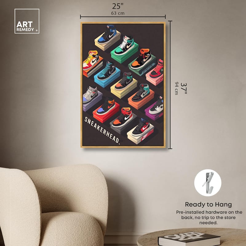 Sneaker Collection Dreams Canvas by Art Remedy