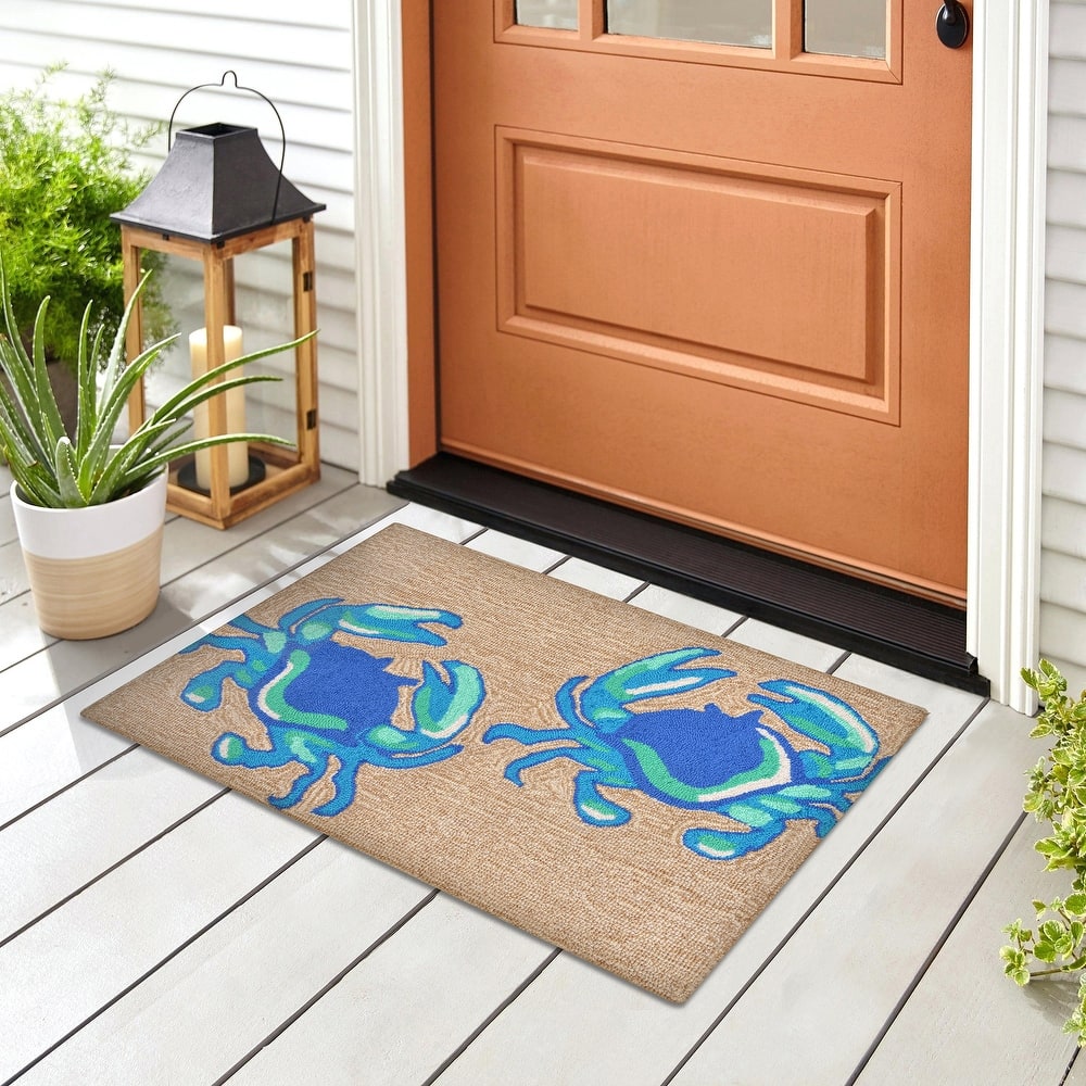 Liora Manne Frontporch Crabs Indoor/Outdoor Mat
