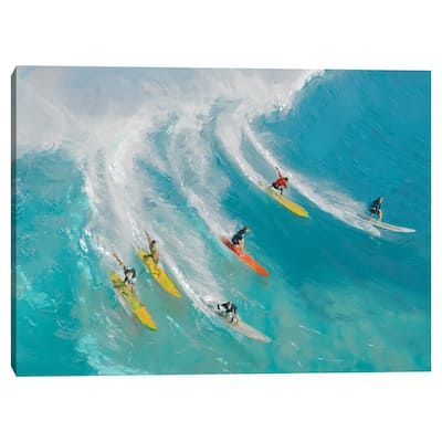 Breakers II by Studio Arts Canvas Art Print