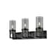 Option Plated Smoke Glass / Matte Black
