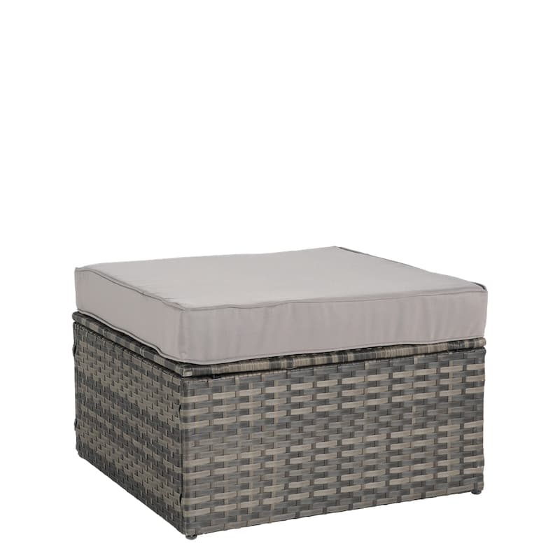 8 Piece Outdoor Patio Sofa Set,Sectional Wicker Patio Conversation Set - N/A