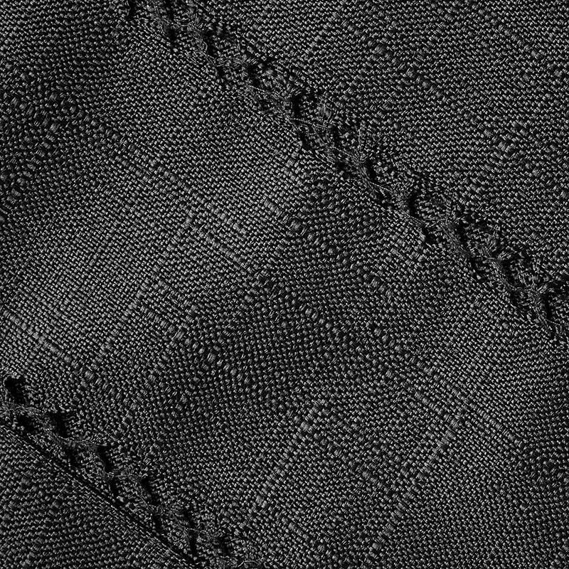 Violet Linen Hem Stitch Border Vintage Pattern Tablecloth