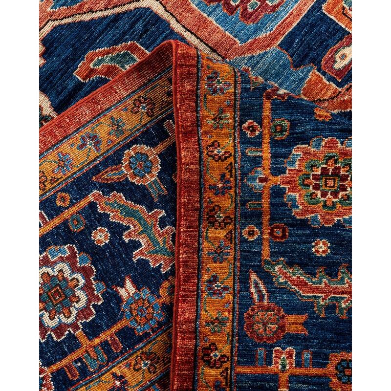 Serapi One-of-a-Kind Hand-Knotted Area Rug - Orange, 8' 11" x 11' 9" - 8' 11" x 11' 9"