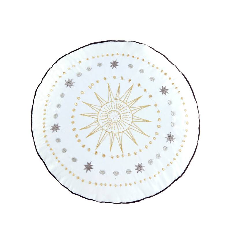 Intelligent Design Kids Ariella Starry Sky Metallic Comforter Set with Throw Pillow