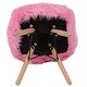 preview thumbnail 19 of 20, Kids Shaggy Dog Accent Chair - Desk Chair - Playroom Chair - 14"W x 14"D x 23.5"H