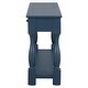 preview thumbnail 9 of 13, Console Table 64" Long Extra Thick Sofa Table with Drawers and Shelf