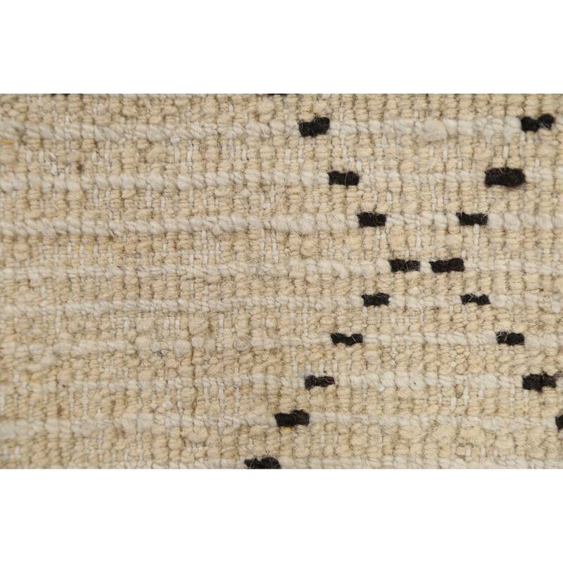 Tribal Vegetable Dye Moroccan Berber Oriental Area Rug Wool Handmade - 6'1" x 9'4"