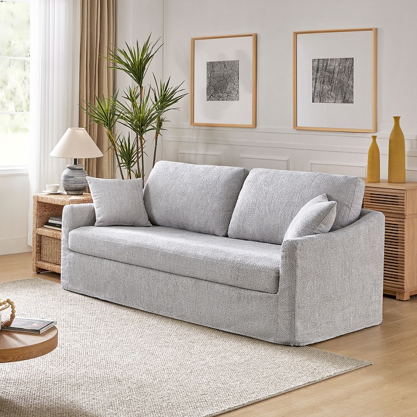 Slipcovered sleeper sofa hotsell