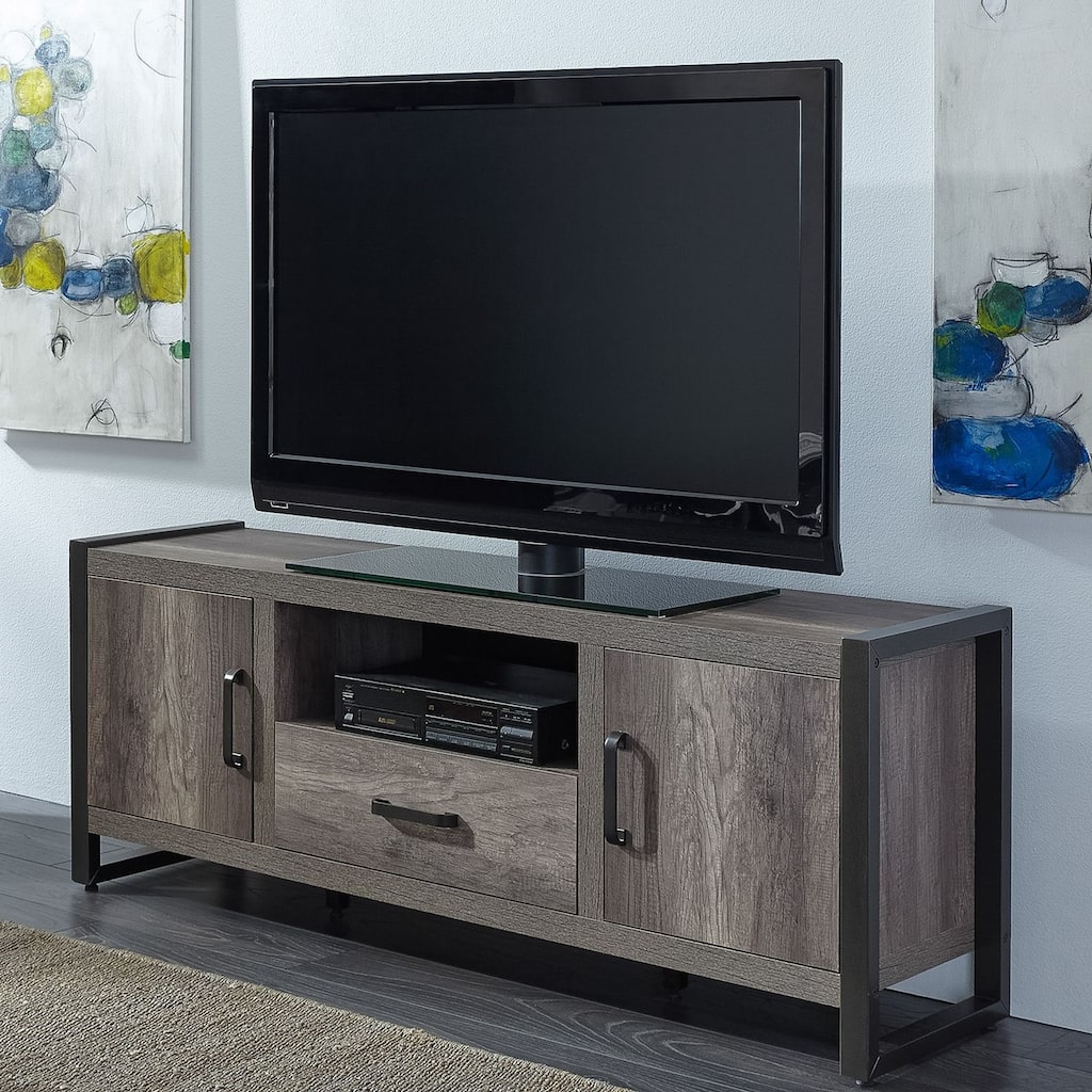 Tanners Creek Greystone Entertainment TV Stand 63 Inch, Media Storage Drawers - 64 inches in width