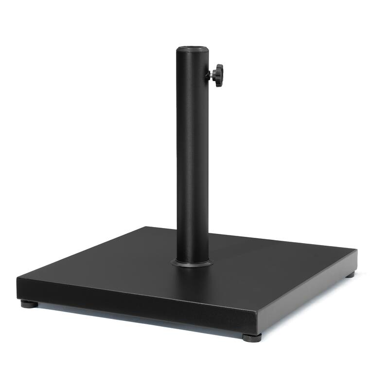VredHom Outdoor Patio Market Umbrella Square Base Stand - Black-55LBS