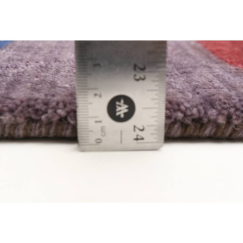 ECARPETGALLERY Hand Loomed Kashkuli Gabbeh Multi Color Wool Rug - 2'11 x 4'9