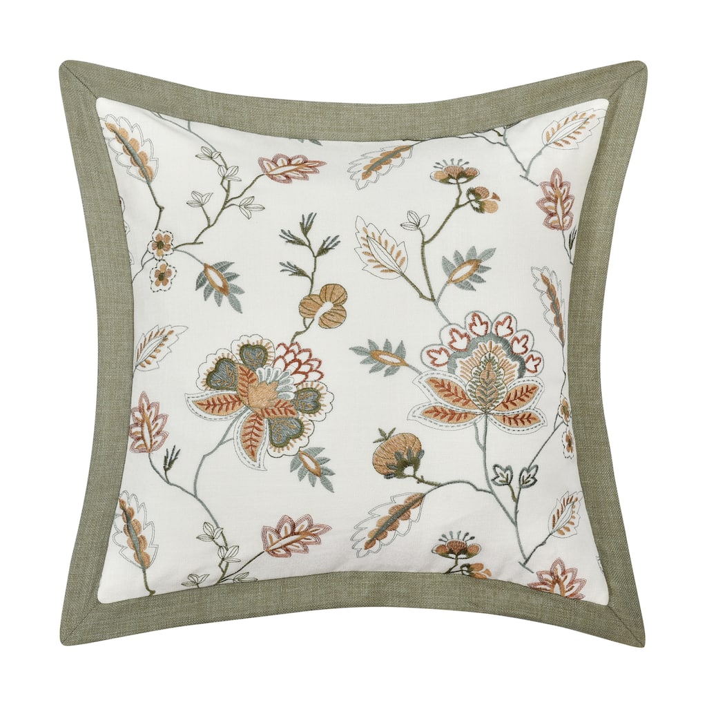 J. Queen New York Athena 20" Square Decorative Throw Pillow