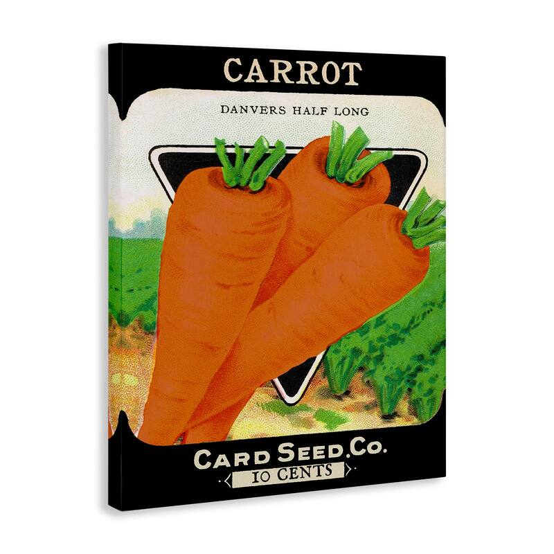 Stupell Vintage Garden Carrots Canvas Wall Art Design By Lil' Rue