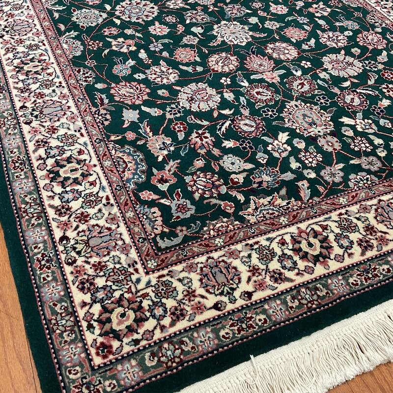 HERAT ORIENTAL Handmade Tabriz Wool & Silk Rug - 4' x 6'
