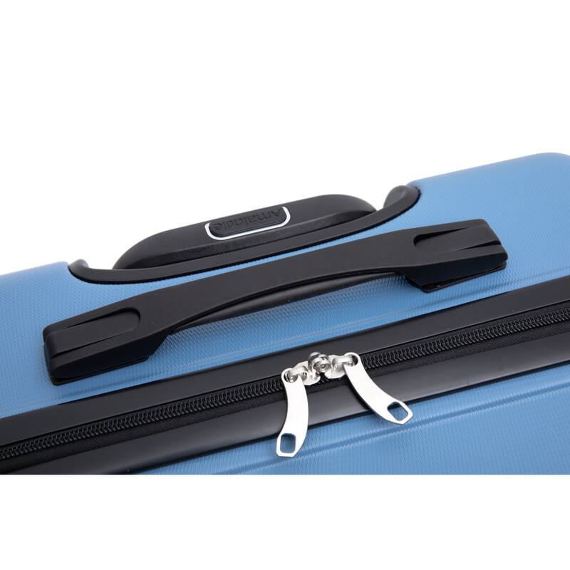 Hardshell Suitcase with Spinner Wheels ABS Luggage Sets Lightweight Durable Suitcase