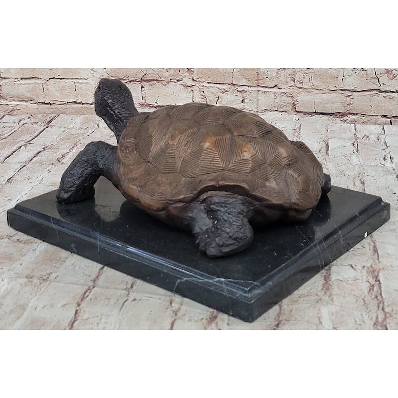 Limited Edition Bronze Tortoise Turtle Life Size Sculpture Statue Figure