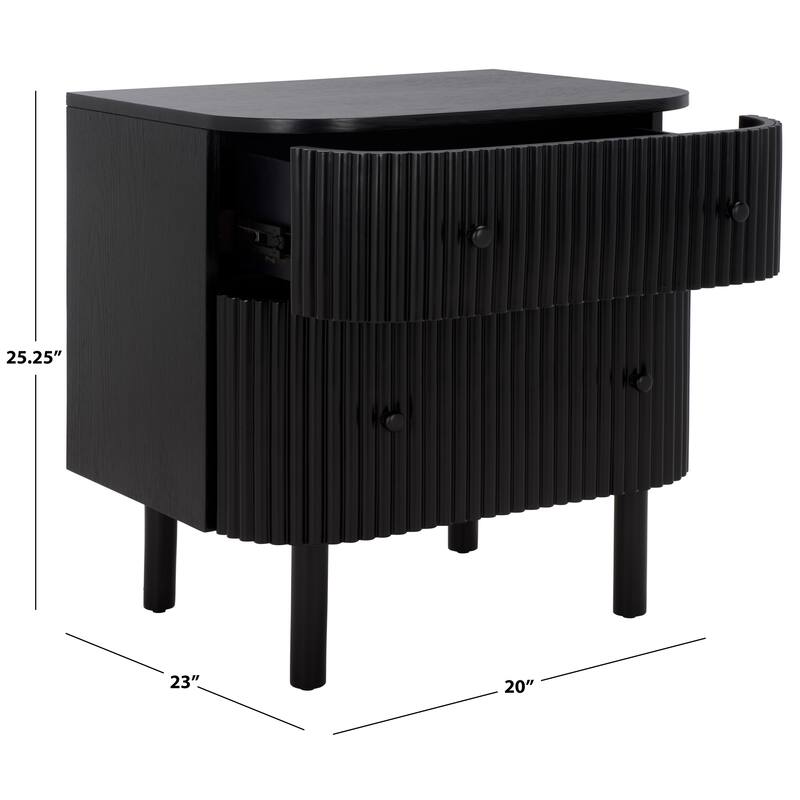 SAFAVIEH Home Himanshu 2-Drawer Nightstand.