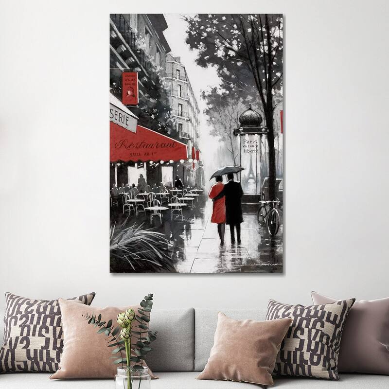 iCanvas "Rainy Paris II" by E.A. Orme Canvas Print