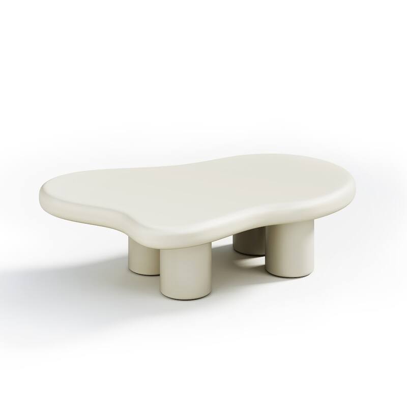 Cloud Coffee Table, Large Countertop, White