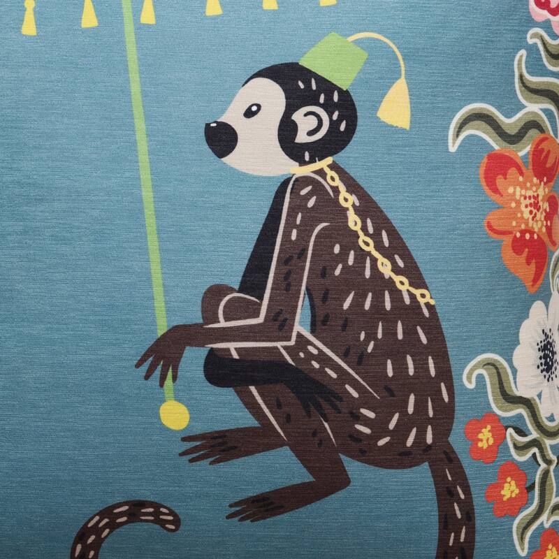 StyleCraft Maharaja Monkey Right Side Throw Pillow