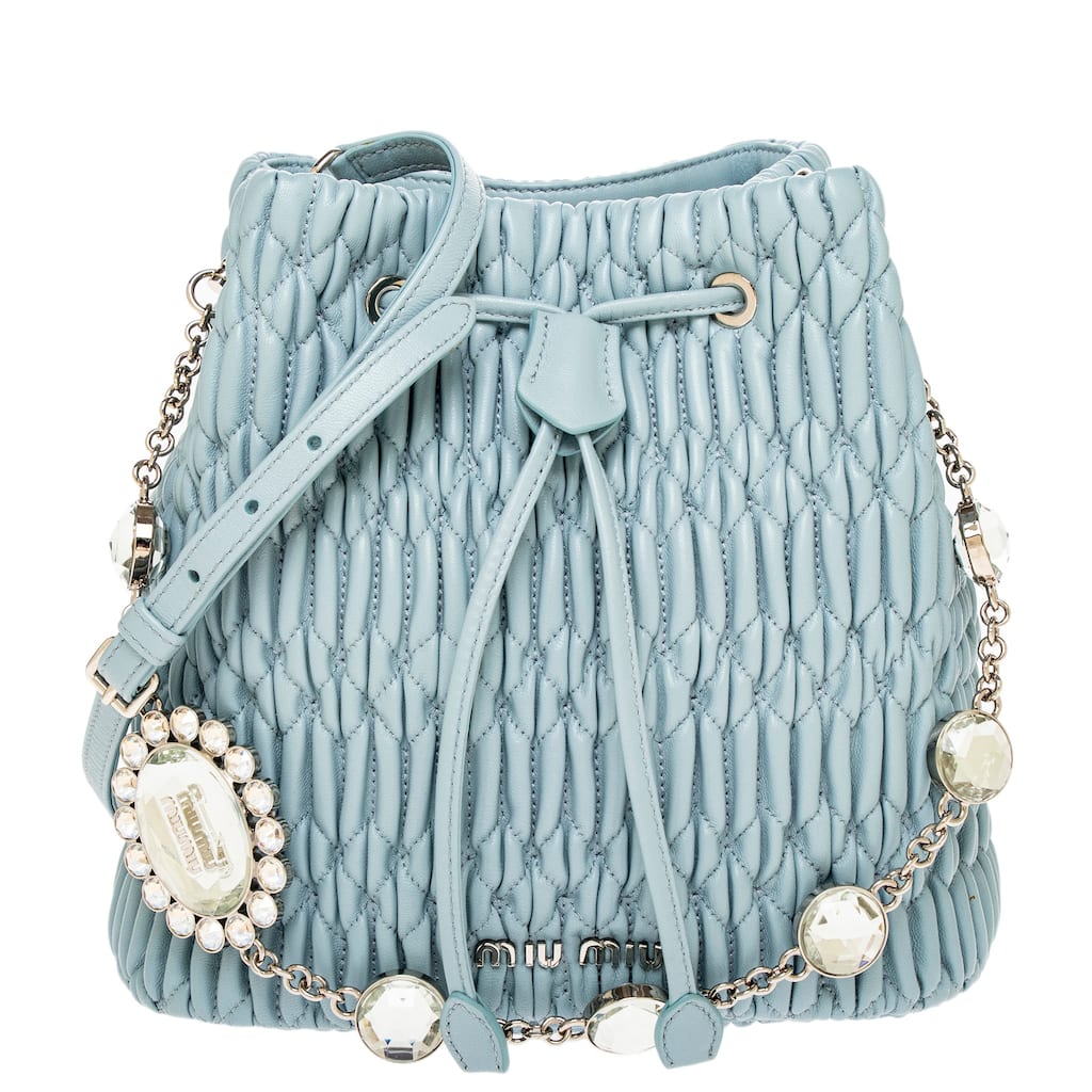 Miu Miu Matelasse Bucket Bag