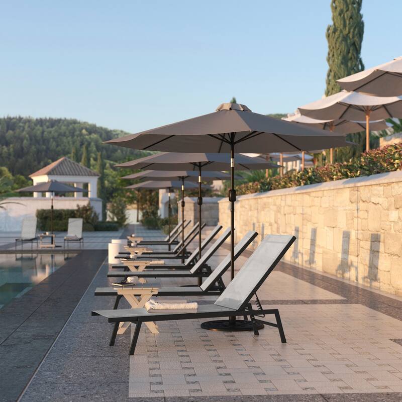 Flash Furniture FFOF24967 Carola 23" Wide Steel Framed Fabric and