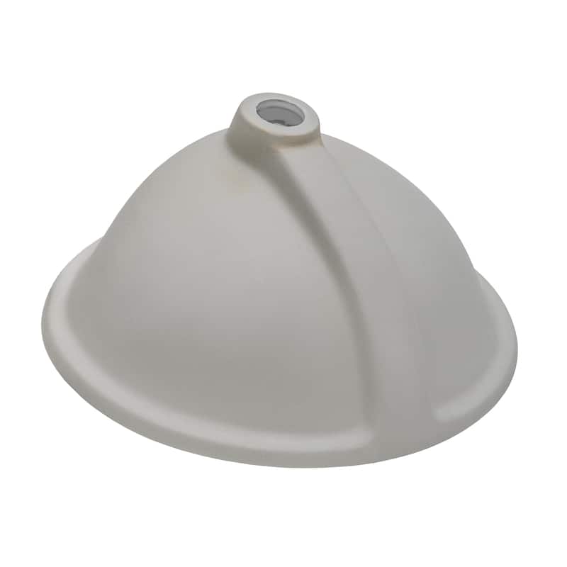Ruvati 18 x 15 inch Undermount Bathroom Sink White Oval Porcelain Ceramic with Overflow - RVB0618